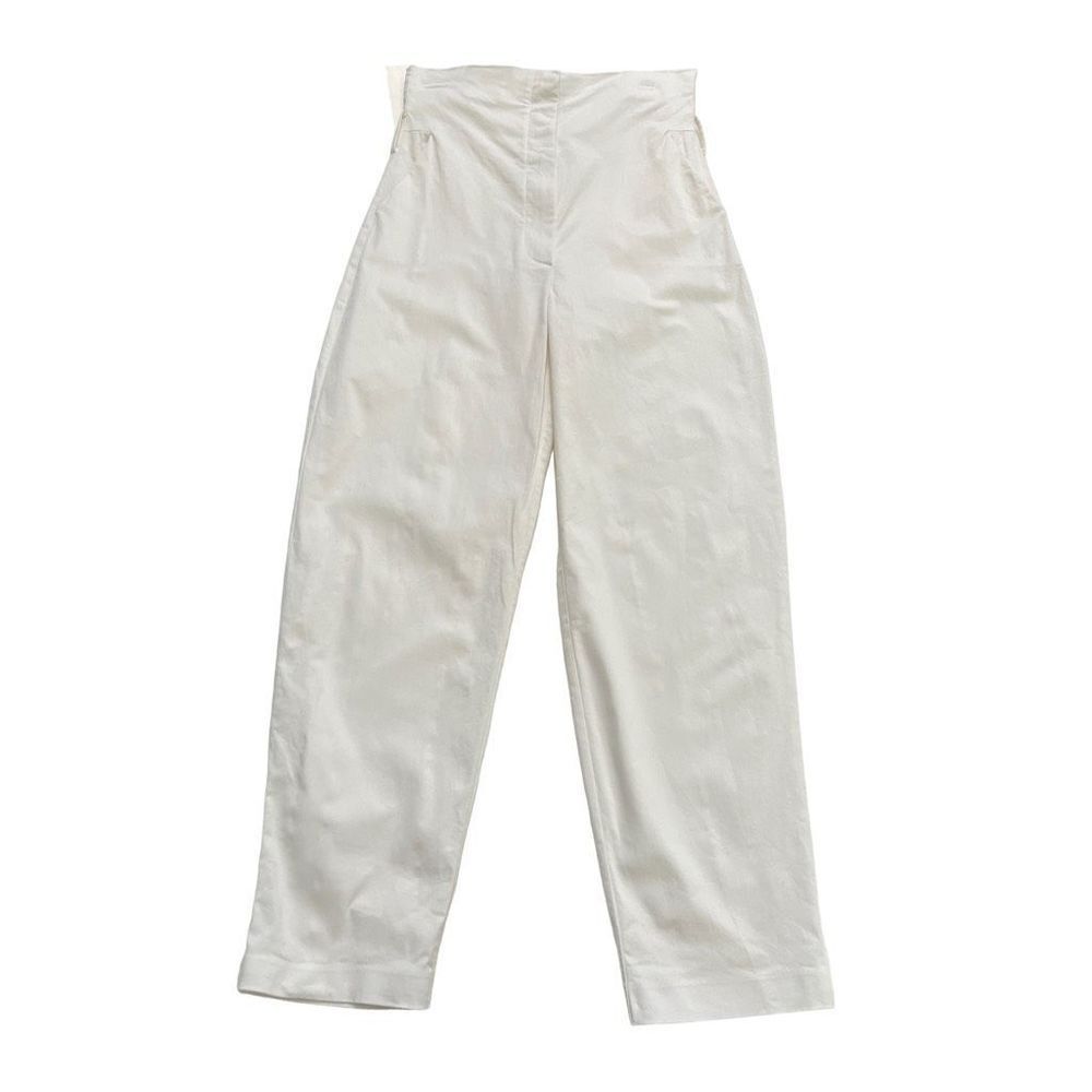 SELMACILEK Canvas Salopet Pants in Ecru - Picture 3 of 10
